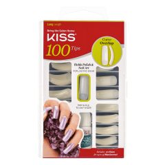 Kiss 100 Full Cover Nail Kit Curve Overlap Nageltips