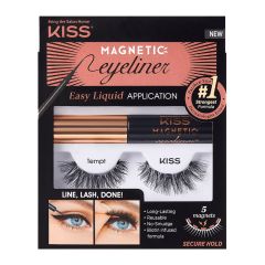 Kiss Magnetic Eyeliner & Lash Kit 02 Tempt