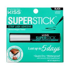 Kiss Super Stick 5-Day Extended Wear Strip Lash Adhesive Dark