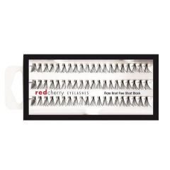 Red Cherry Individual Lashes - Knot Free Flare Short