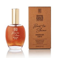 SOSU Dripping Gold Born to Shine Hydrating Body Glow Oil Bronze Glow