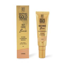 SOSU Dripping Gold But First, Base HD Skin Illuminating Booster Caramel