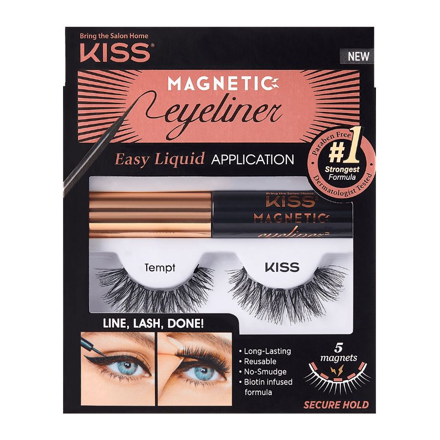 mythologie deugd Overeenkomend Kiss Magnetic Eyeliner & Lash Kit 02 Tempt kopen - LashAddict - Voor  23:59u, morgen in huis
