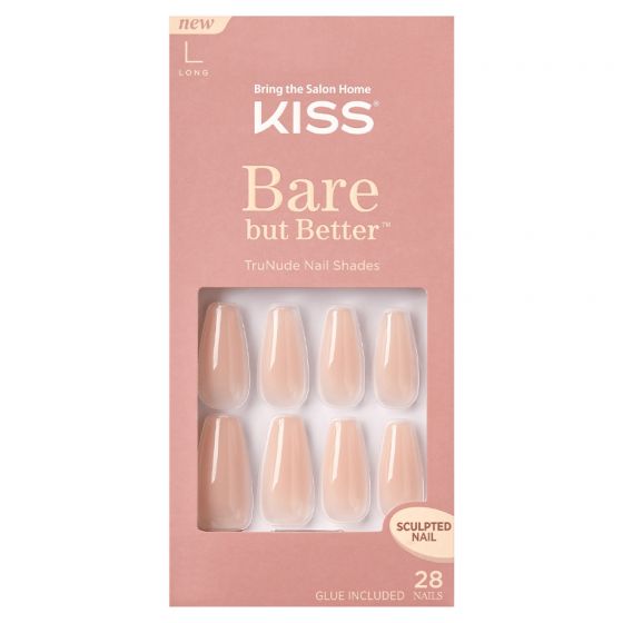 Kiss Bare but Better Nails Nude Drama